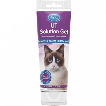 PetAg UT Solution Gel Supplement Supports Healthy Urinary Tract For Cats 100g